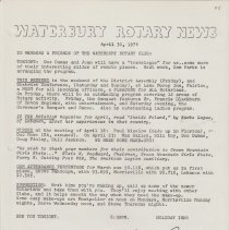 Newsletters - 1-8-74 thru11-12-74