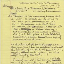 Rotary Anniversary Years - 1950,1960, 1975