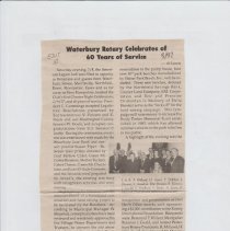 Rotary Anniversary Years - 1950,1960, 1975