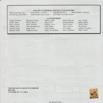 Rotary Anniversary Years - 1950,1960, 1975