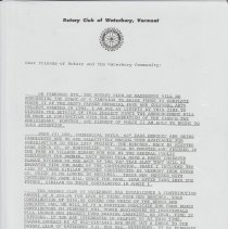Rotary Anniversary Years - 1950,1960, 1975