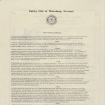 Rotary Anniversary Years - 1950,1960, 1975