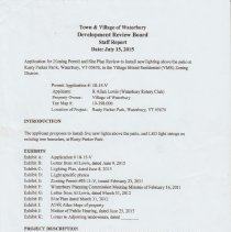 Patio Lighting Project - Rusty Parker Memorial Park