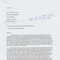 Patio Lighting Project - Rusty Parker Memorial Park