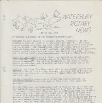 Newsletters - 1/12/1960 - 3/22/1960