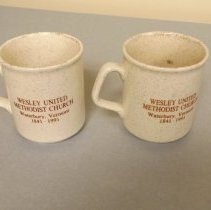 2 Wesley Methodist Church Coffee mugs
