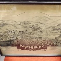 1884 Lithograph Village Map