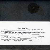 Class of 1906-1907 - WHS