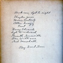 1921 - Boyscout Basketball Team