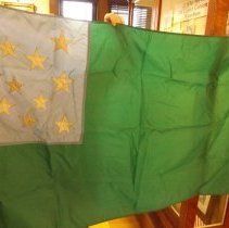 1963 Green, Blue & White Bicentennial Flag