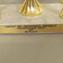 1995 Boy's 4th place Green Mt Swimming District