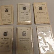 1904 - 1974 Semi Annual Bank Statements