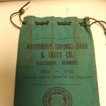Waterbury Savings & Trust Company Co. money bag