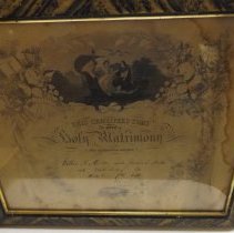 Willis A. Morse and Jennie L. Hills Marriage Certificate