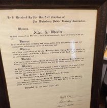 Alton Wheeler Service Award