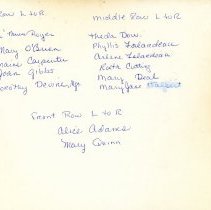 1947-1948 WHS Girls Basketball Team