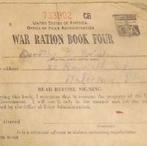J. Willsie Brisbin Ration Books