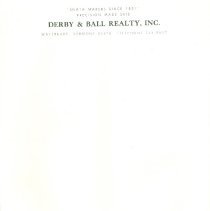 Derby & Ball Inc. Letterhead