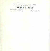 Derby & Ball Letterhead