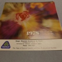 1978 Hunger Mountain Greenhouse & Florist Calendar