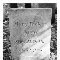 Ricker, Mary - grave