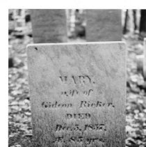 Ricker, Mary - gravestone
