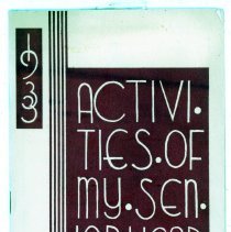 "My Activities of Senior Year"