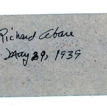 Graduation - Card Album-Class Roll Card and Dinner Ticket