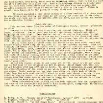 Roads
Paper titled "Some Early Roads" by Richard Reynolds-WHS