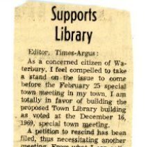 Town Library Waterbury Center