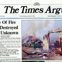 Vermont State Hospital Barn Fire