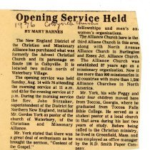 Waterbury Alliance Church