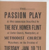The Passion Play Flier