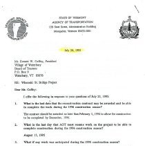 Winooski Street Bridge Controversy