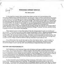 Winooski Street Bridge Controversy