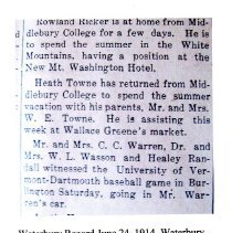 Towne, Daniel - Family