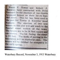 Towne, Daniel - Family