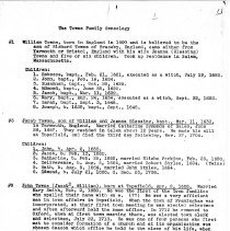 Towne, Daniel - Family