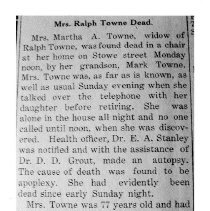 Towne, Daniel - Family