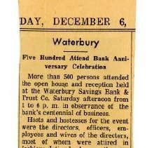 Waterbury Savings Bank