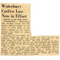 Village & Town of Waterbury