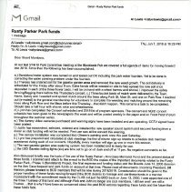 Hx of The Rusty Parker - Ann Marie Case Memorial Fund