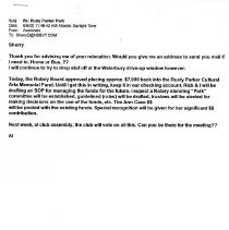 Hx of The Rusty Parker - Ann Marie Case Memorial Fund