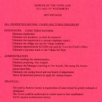 Village & Town of Waterbury