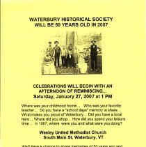 Waterbury Historical Society