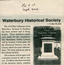 Waterbury Historical Society