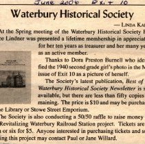 Waterbury Historical Society