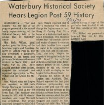 Waterbury Historical Society