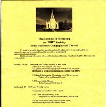 "The White Meeting House" United Church of Christ.