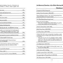 "The White Meeting House" United Church of Christ.